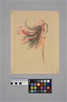 藏品(陳奇祿手稿-布農族的竹製髮簪)的圖片